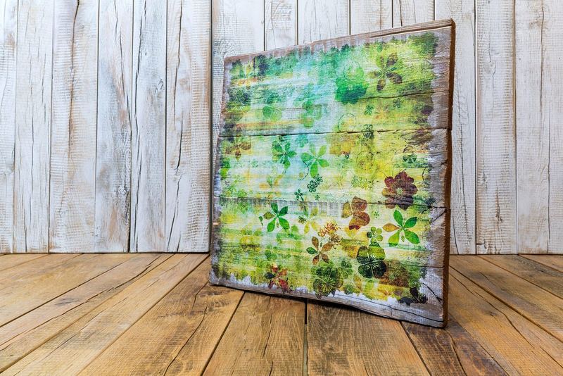 Druck auf Europalette vorgeweißt Shabby Chic Vintage