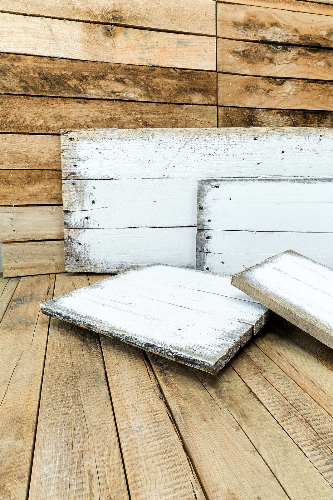 Holzdruck mit vorgeweißtem Grund für optimale Farben