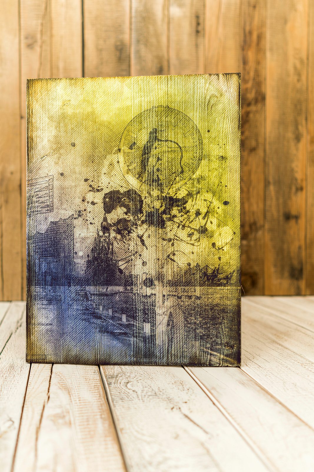 Die Lebendigkeit vom Holz mit der Kunst verbinden