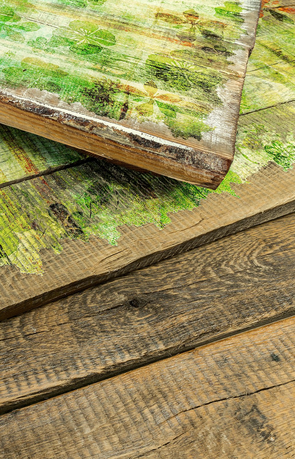 Rustikale Holzbilder mit Treibholz-Optik