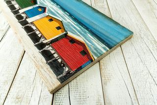 Holzdruck auf Seekiefer Nordic