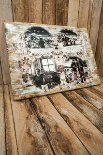 Holzdruck auf Seekiefer Nordic